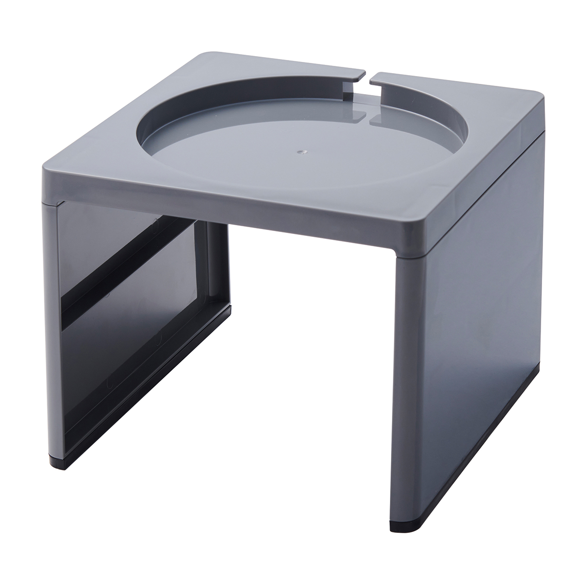 伊勢藤　電気ケトルラック　グレー