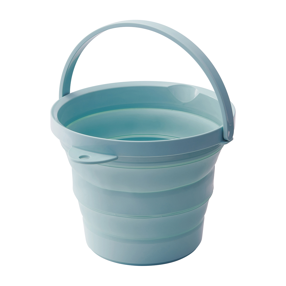 伊勢藤　ソフトバケツ８型　ミントグリーン