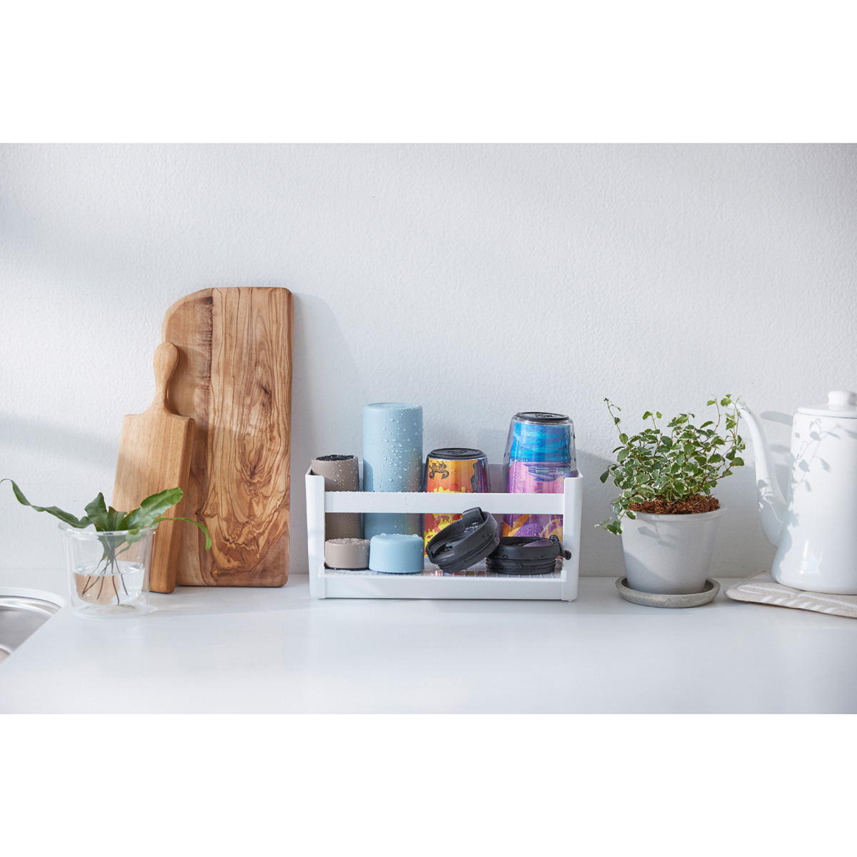 伊勢藤　ボトルホルダー　ホワイト