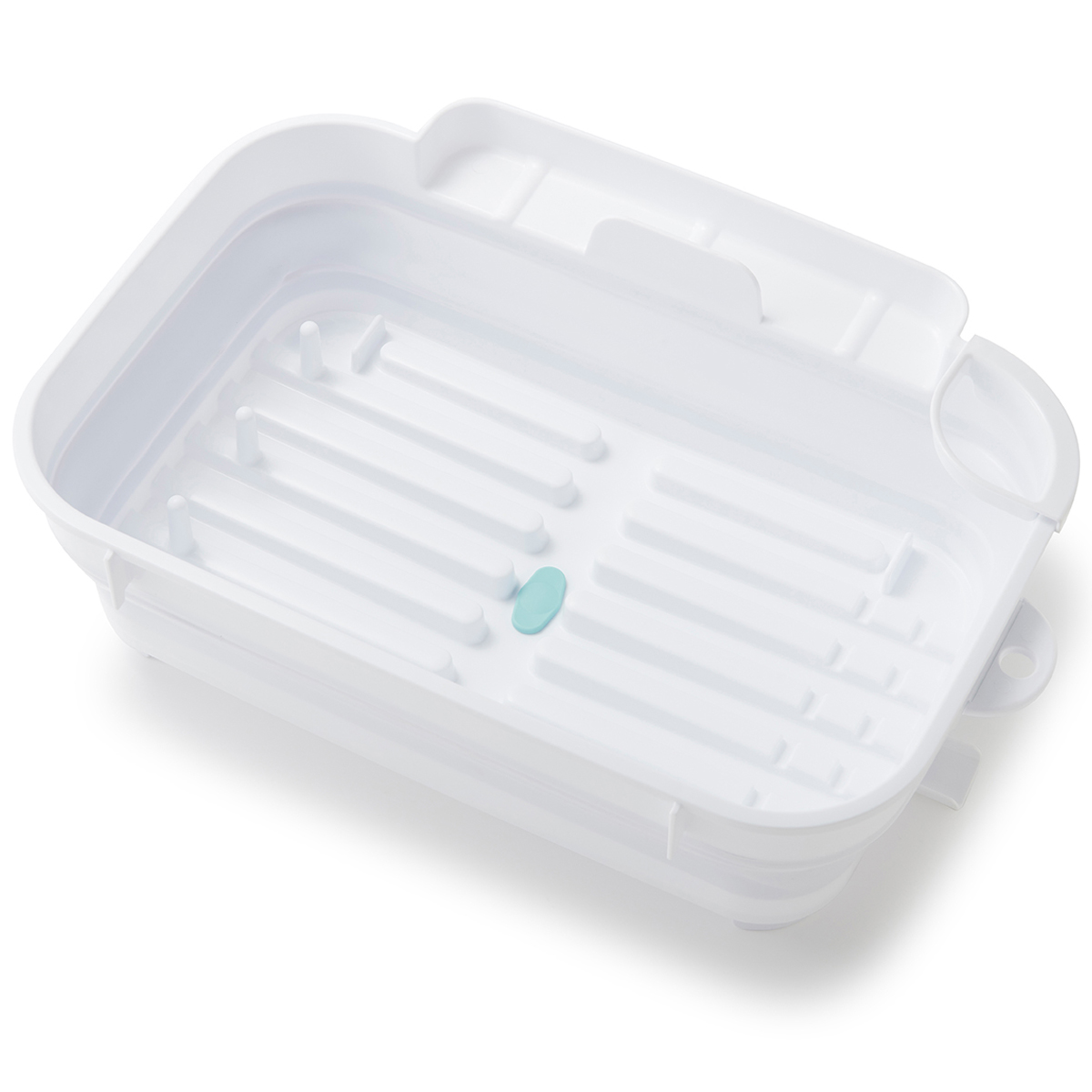 伊勢藤　おりたたみ水切りバスケット　ホワイト