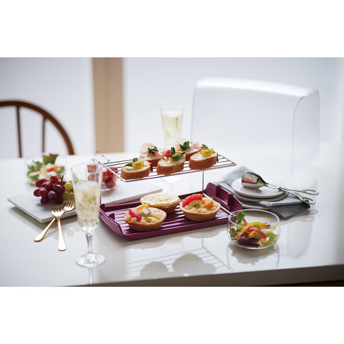 伊勢藤　カパンナ（ラック付き）　ピンク