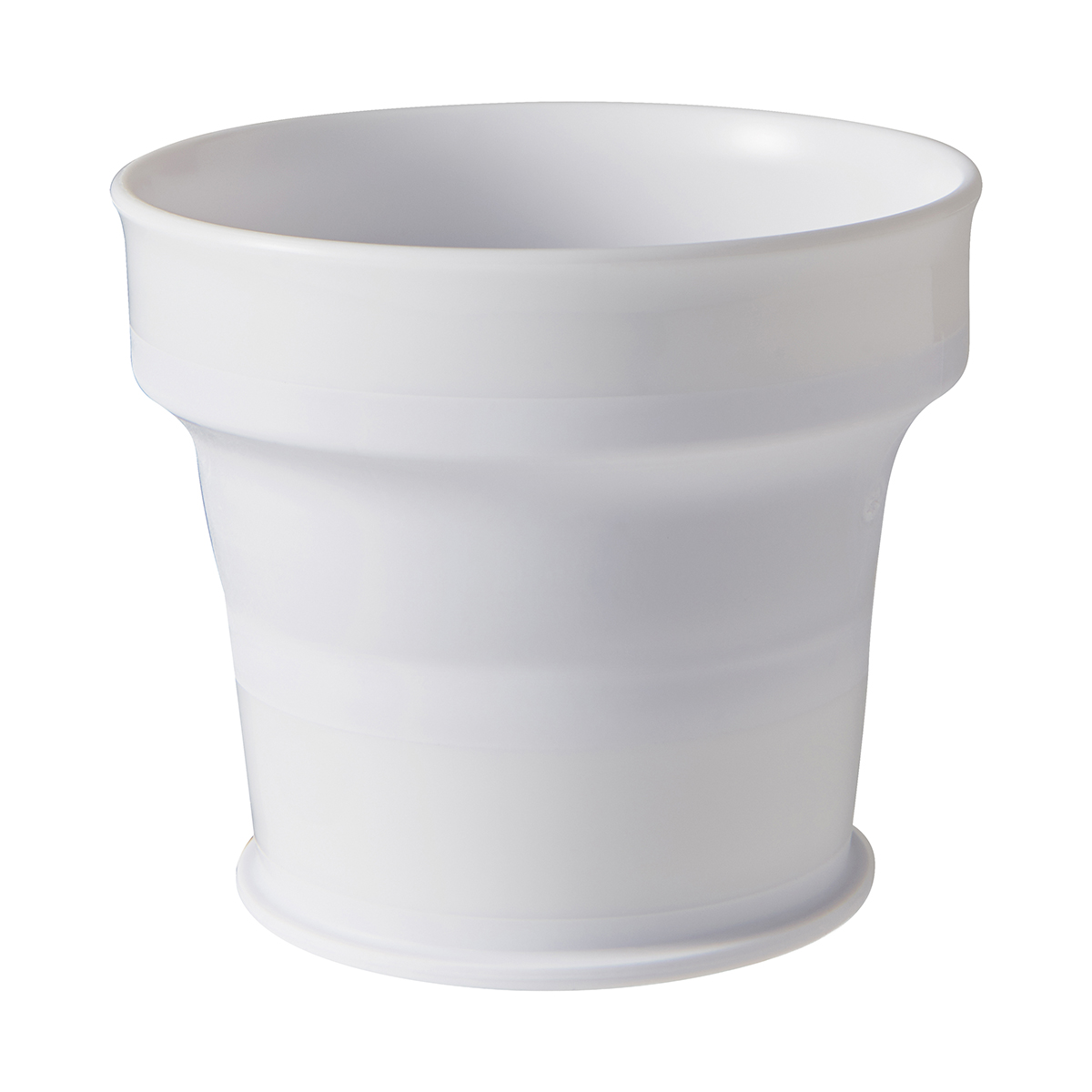 伊勢藤　おりたたみうがいコップ　ホワイト