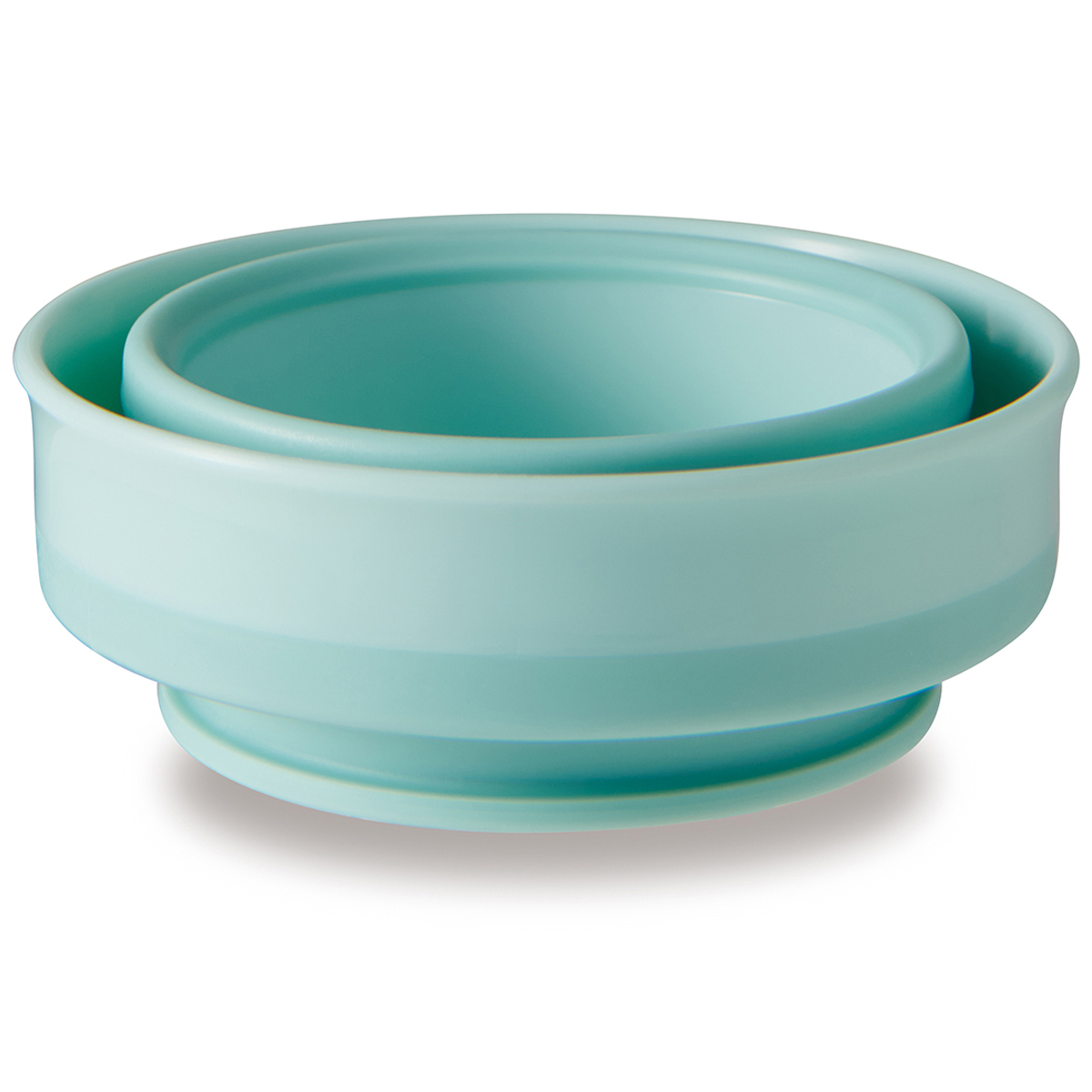 伊勢藤　おりたたみうがいコップ　ミントグリーン