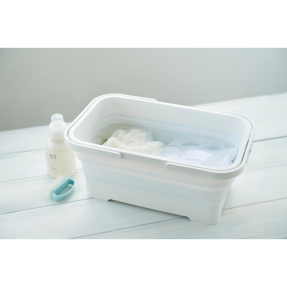 伊勢藤　ソフトバスケット　ホワイト