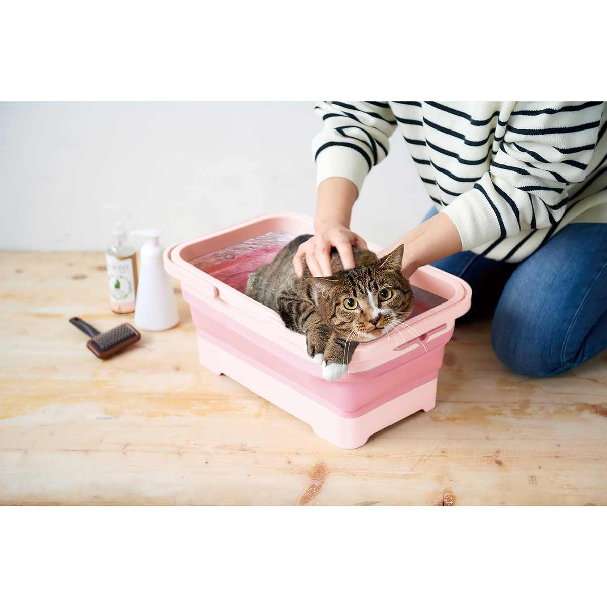 伊勢藤　ソフトバスケット　ピンク