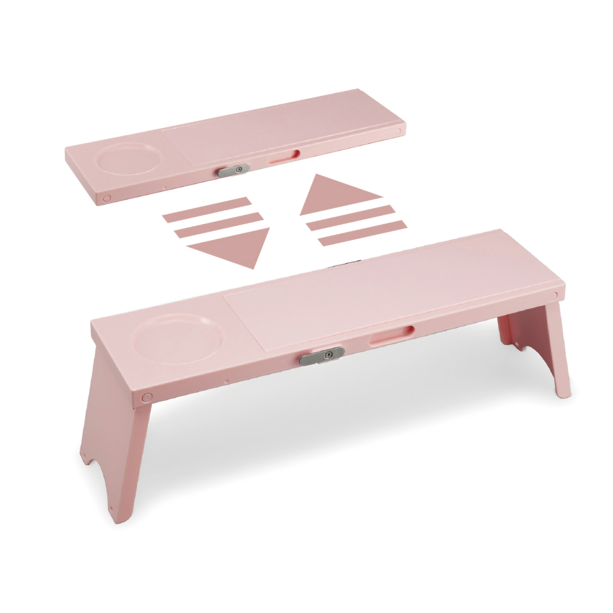 伊勢藤　アウトドアテーブル　ＰＩＣＮＯ　（２台）　ピンク