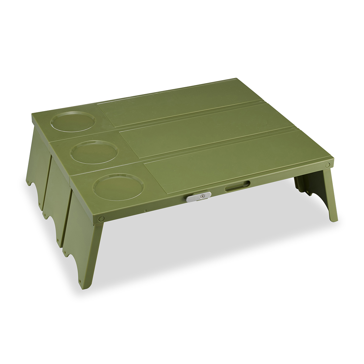 伊勢藤　アウトドアテーブル　ＰＩＣＮＯ　（３台）　グリーン