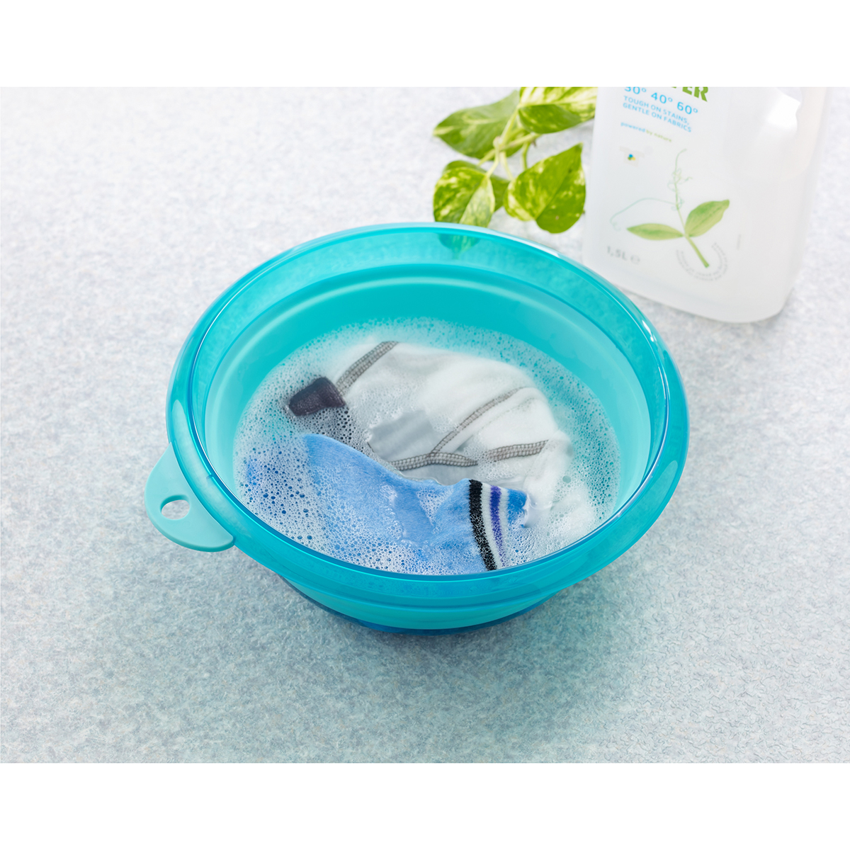 伊勢藤　ソフト湯おけ　ブルー