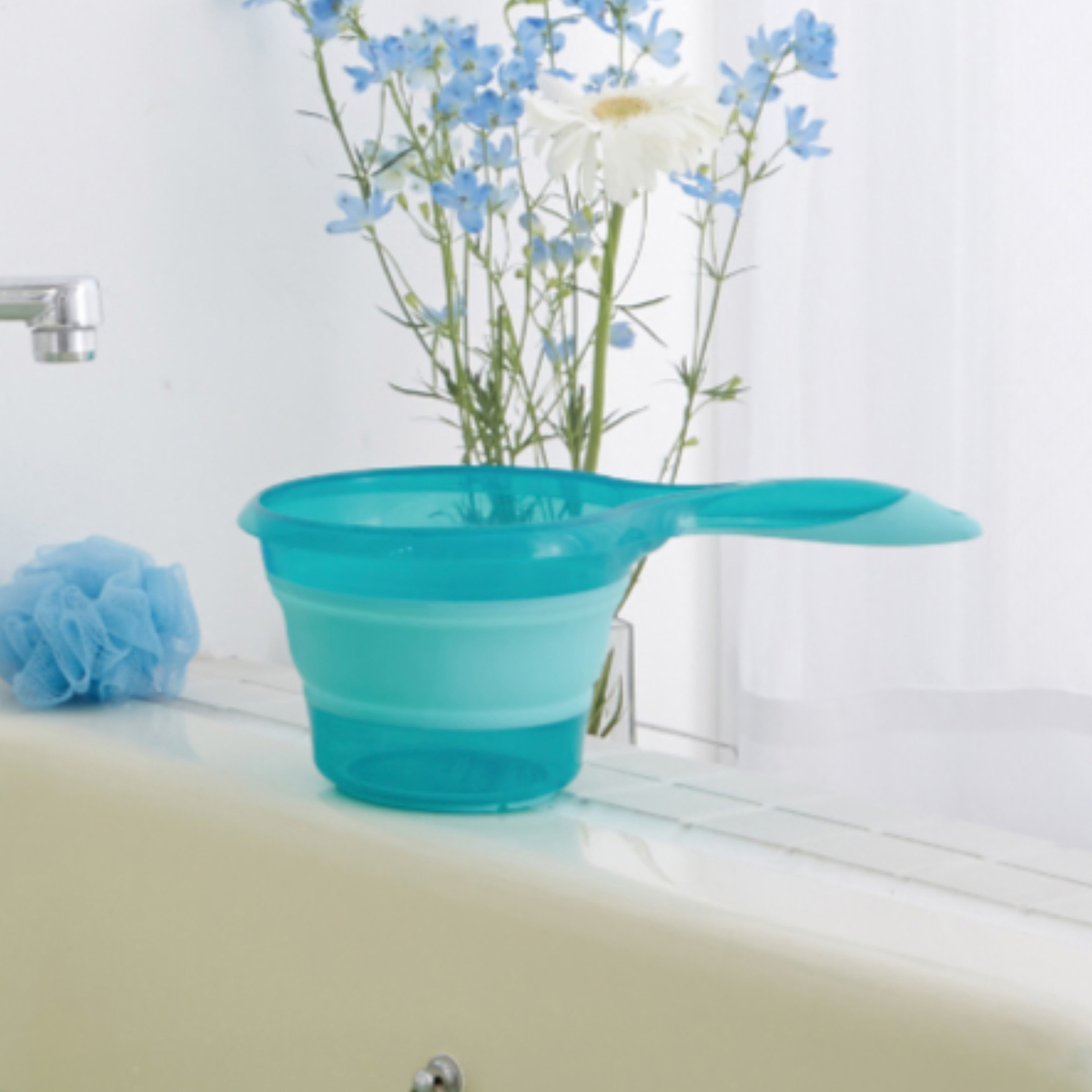 伊勢藤　ソフト手おけ　ブルー