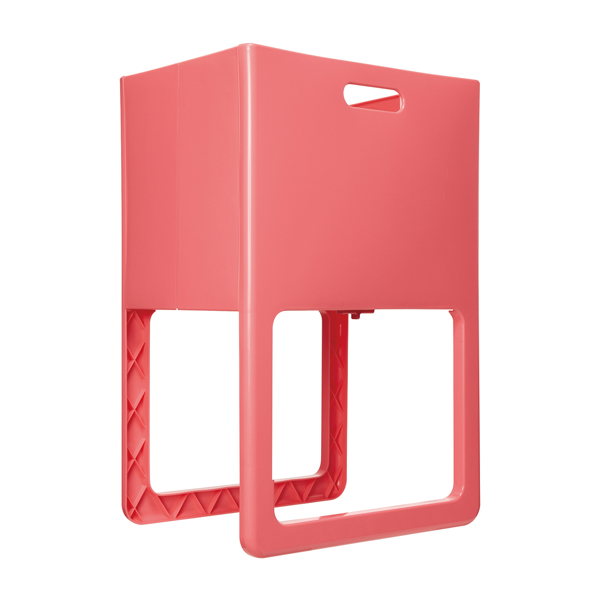 伊勢藤　折りたたみ＆脚付きバスケット　ＡＣＯＴ（アコット）　ピンク