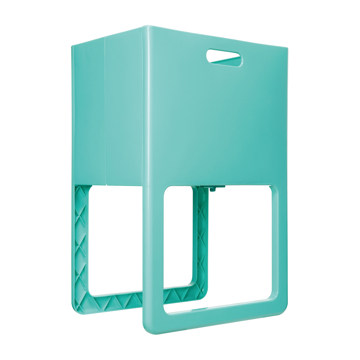 伊勢藤　折りたたみ＆脚付きバスケット　ＡＣＯＴ（アコット）　グリーン