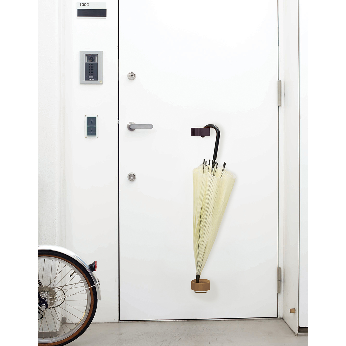 伊勢藤　傘ホルダー（シングルタイプ）　ブラウン