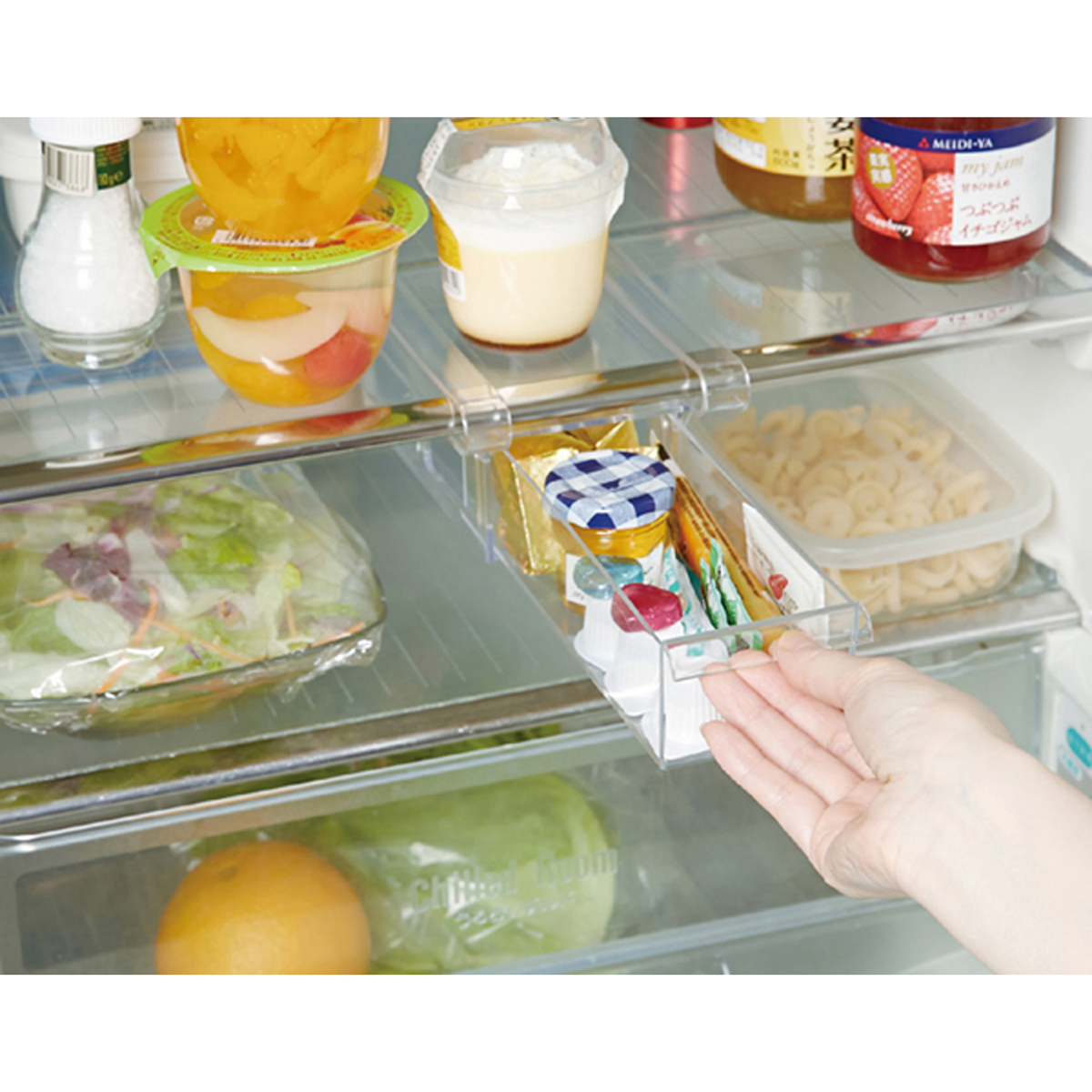 伊勢藤　冷蔵庫トレースリム　クリア