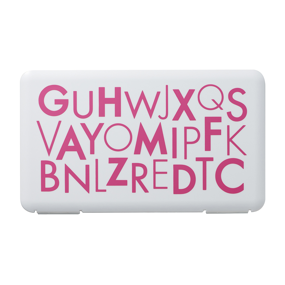 伊勢藤　マスクケース　ｗｉｔｈ　ｌｅｔｔｅｒｓ　ピンク