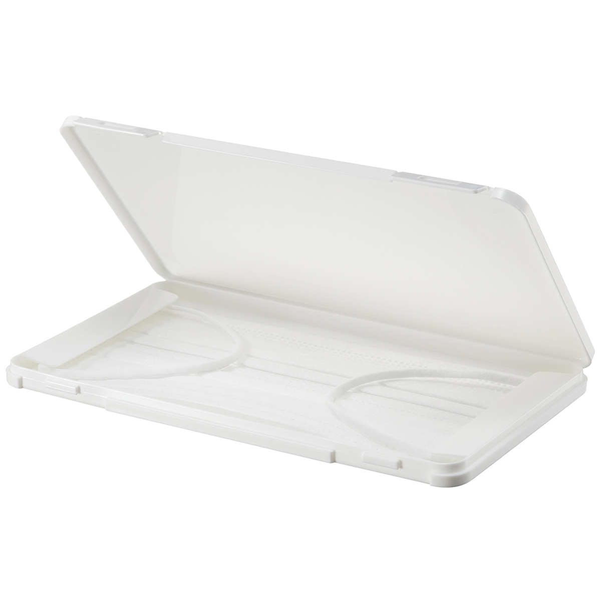 伊勢藤　ポータブルマスクケース　ホワイトベア