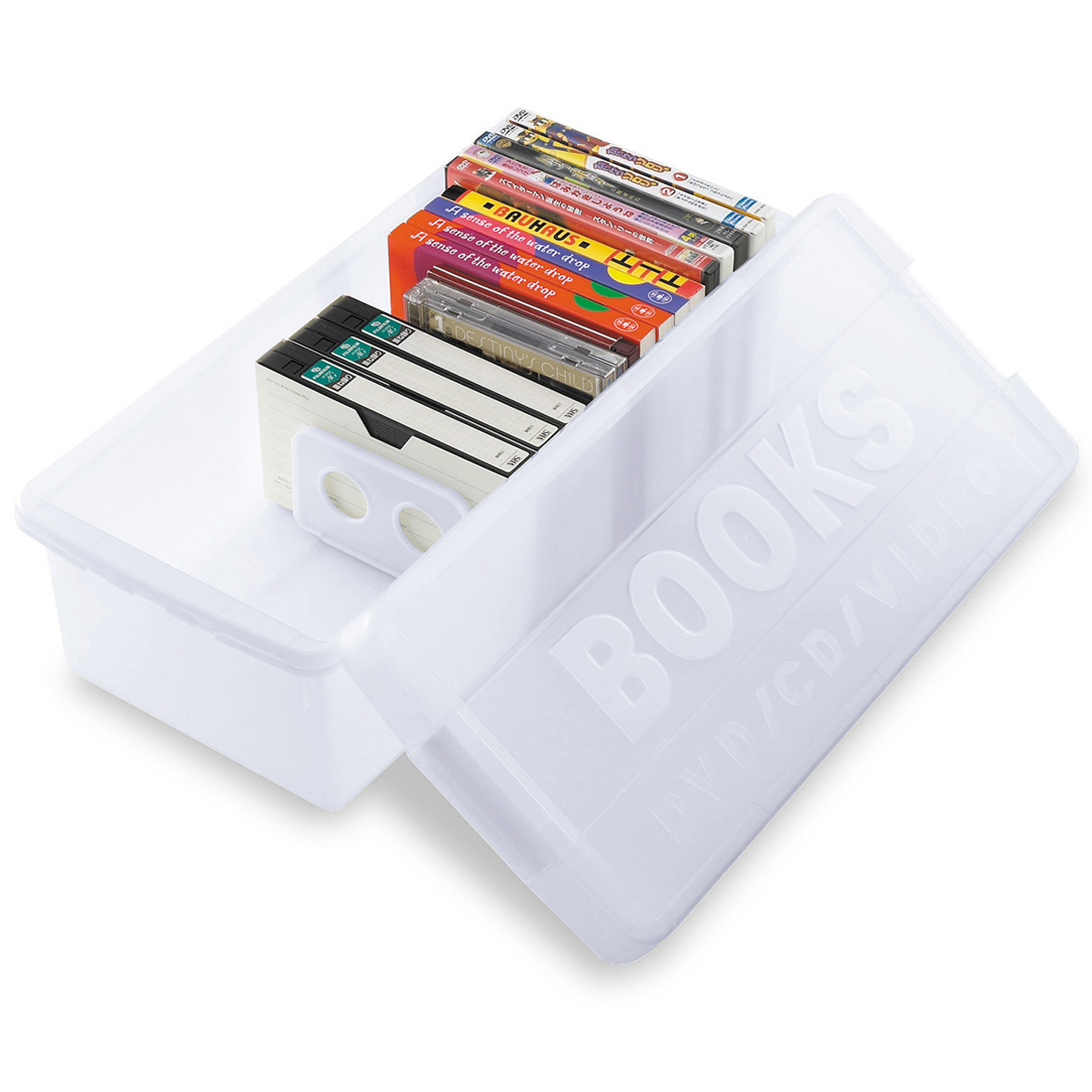 伊勢藤　ブック＆メディアケース　ナチュラル