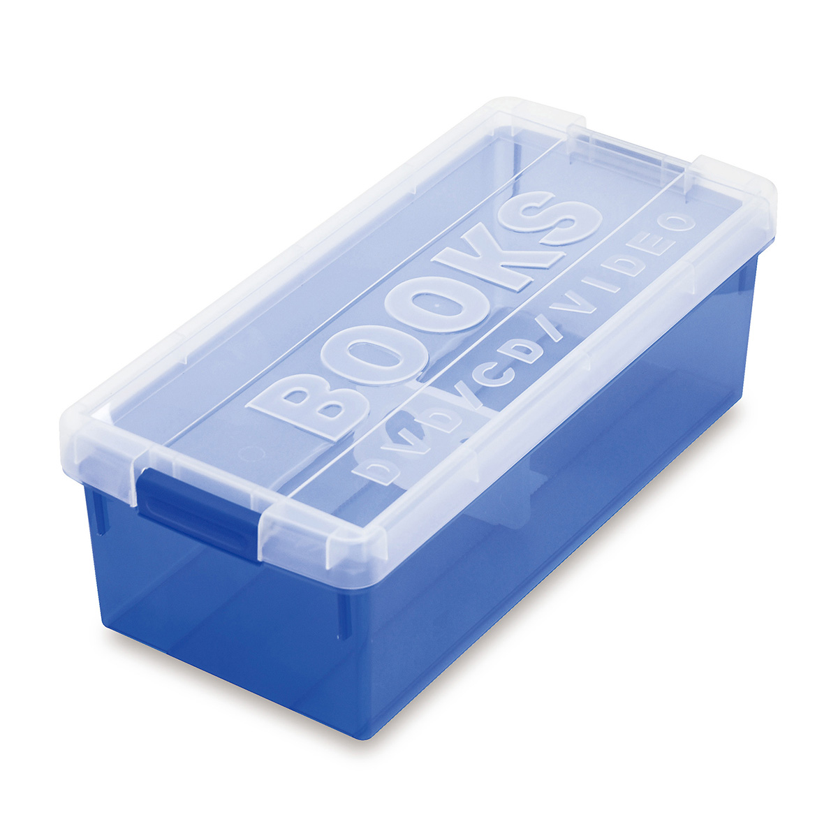 伊勢藤　ブック＆メディアケース　ブルー