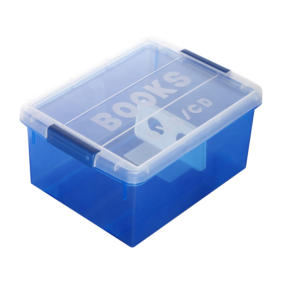 伊勢藤　ブック＆メディアケース　ミニ　ブルー