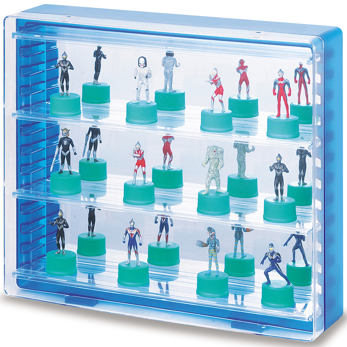 伊勢藤　コレクションケース　Ｋ６０６（壁掛タイプ）　クリアブルー