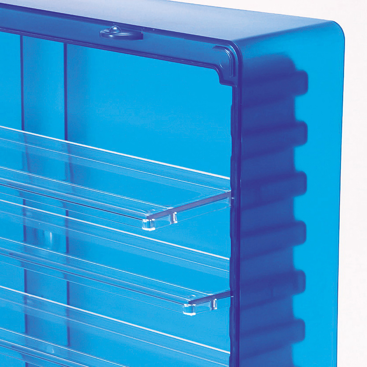 伊勢藤　コレクションケース　Ｋ６０６（壁掛タイプ）　クリアブルー