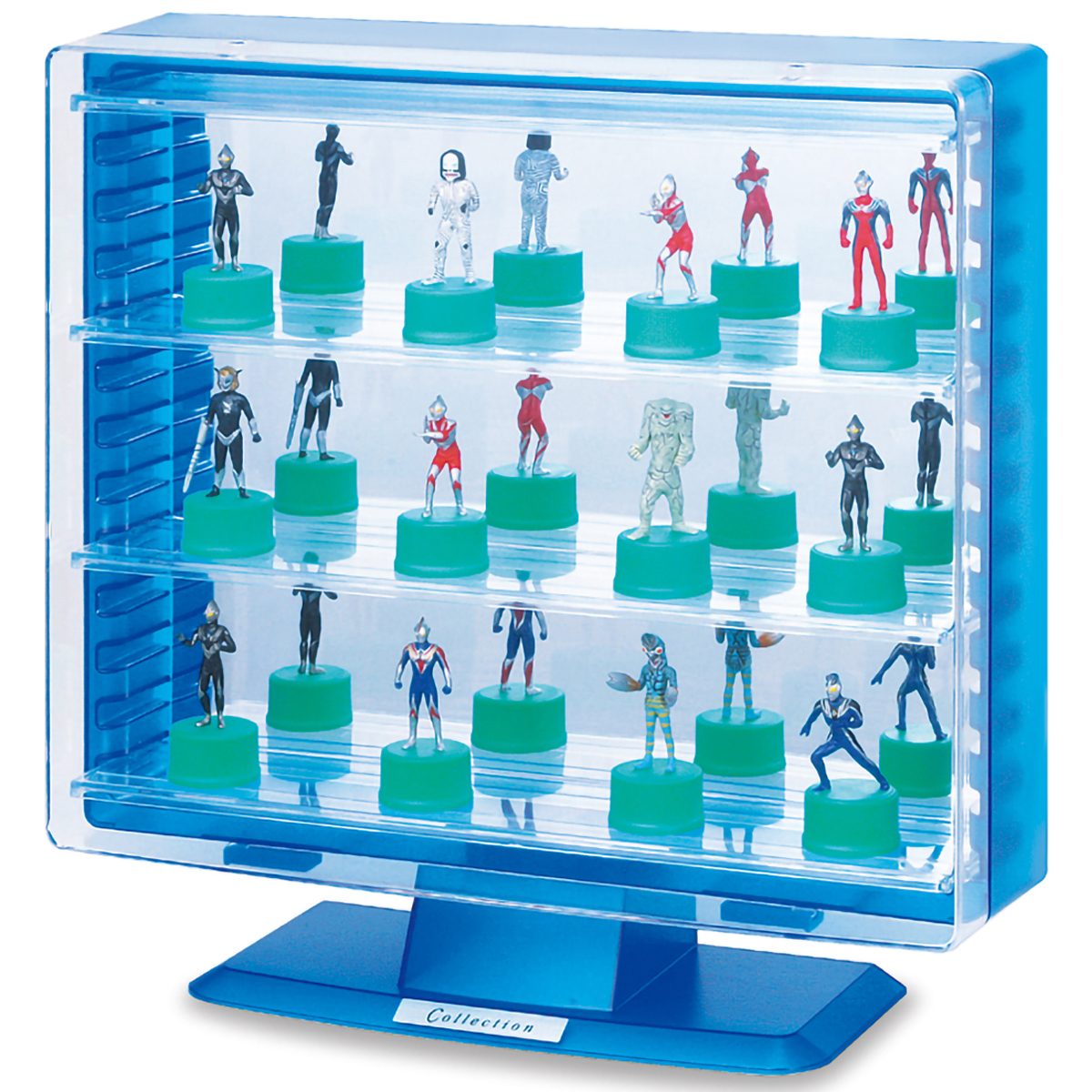 伊勢藤　コレクションケース　ＳＴ６０６（スタンドタイプ）　クリアブルー