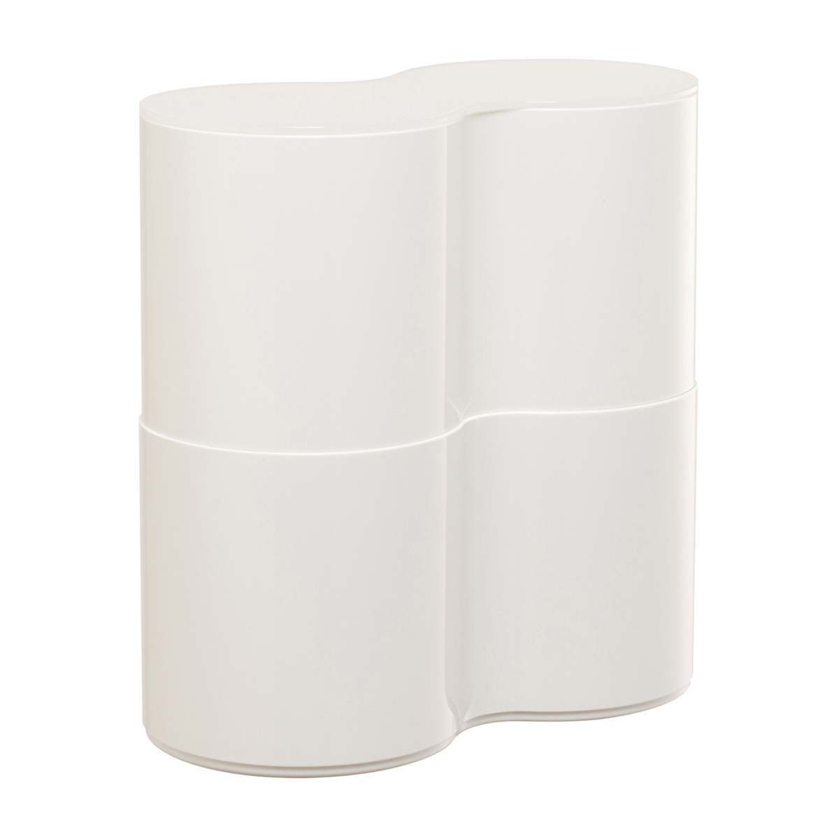 伊勢藤　トイレットペーパーＢＯＸ　ＰＩＳＥ（ピセ）２段　ホワイト