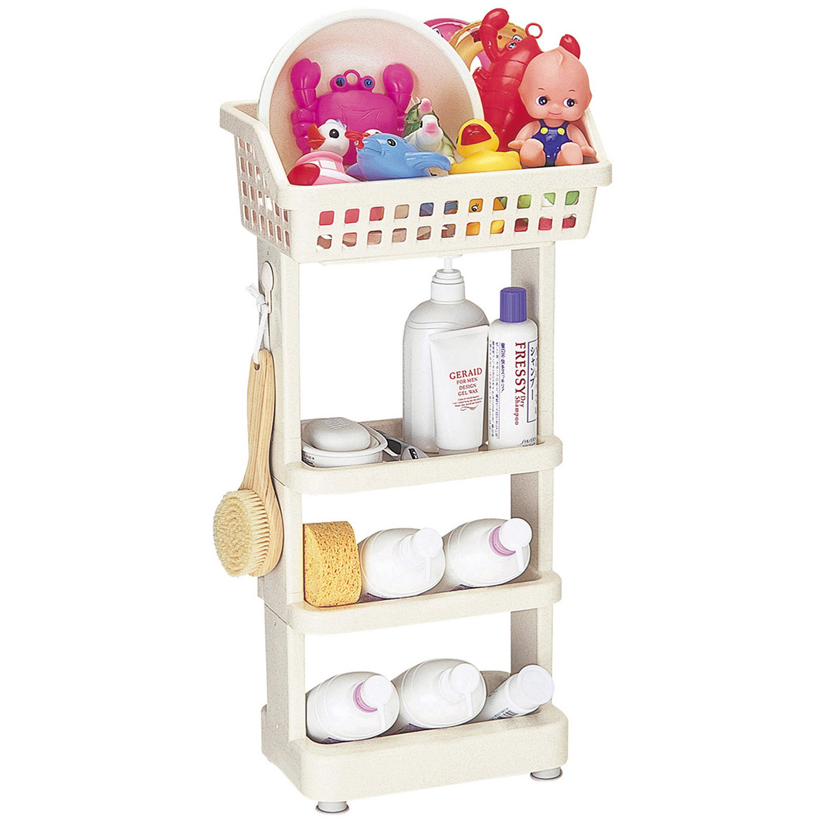 伊勢藤　湯楽　４段　アイボリー