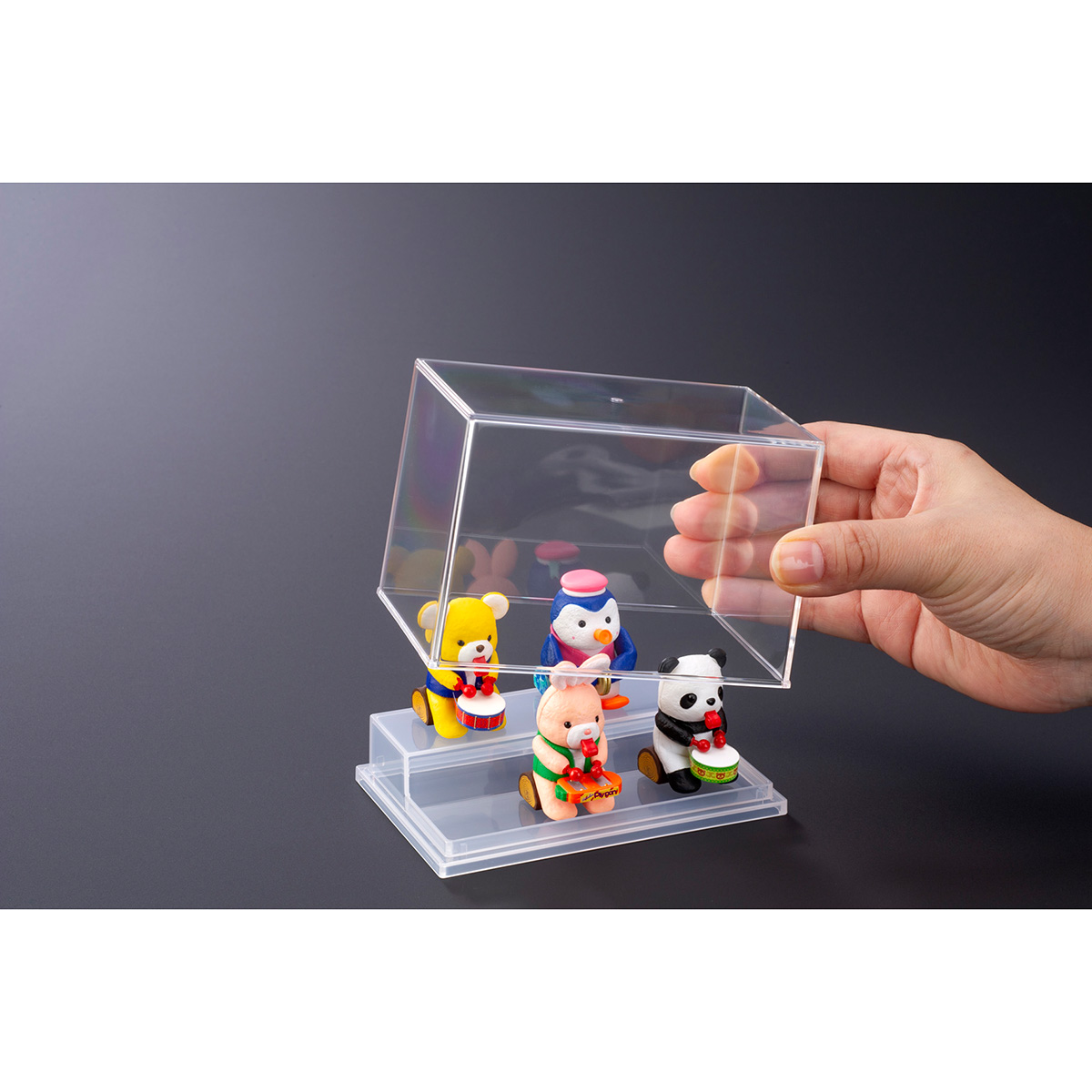 ミニフィギュアディスプレイケース クリアー | かぜとゆきオンライン