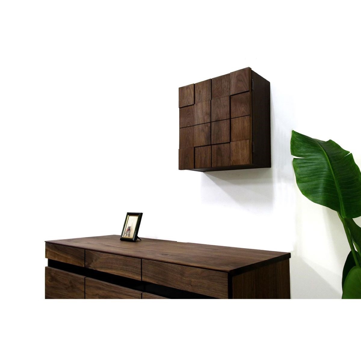 壁掛け仏壇　ウェーブ(ウォールナット)