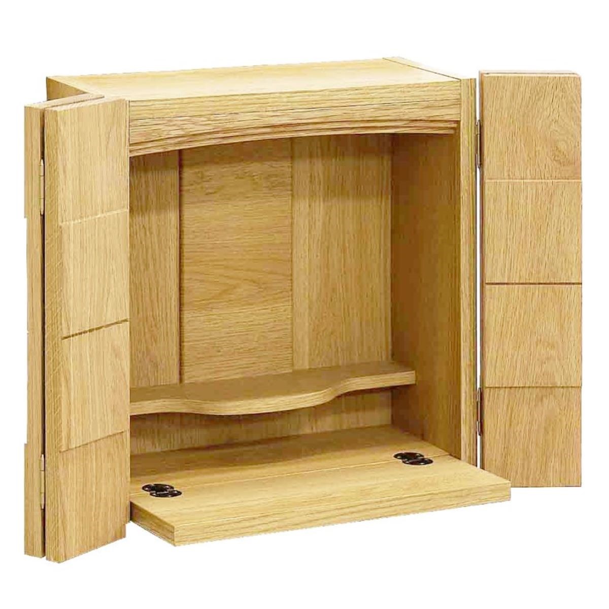 壁掛け仏壇　ウェーブ(ウォールナット)