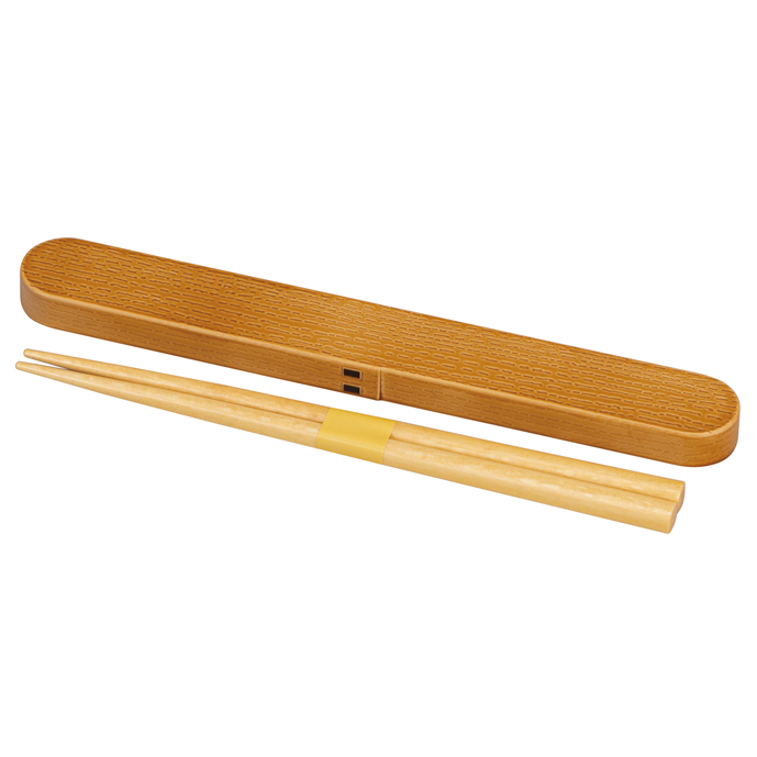 箸・わっぱ箸箱セット 18cm 白木