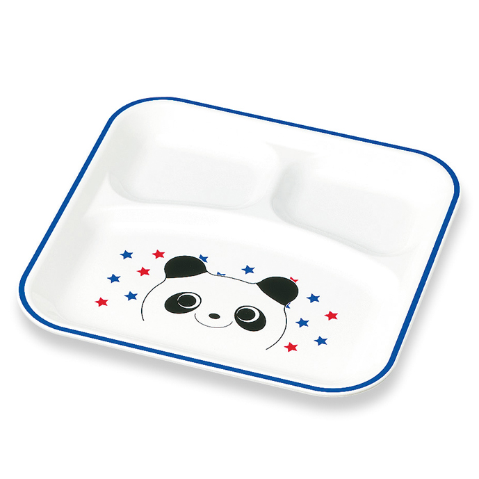 ハグミー スクウェアランチプレート パンダ