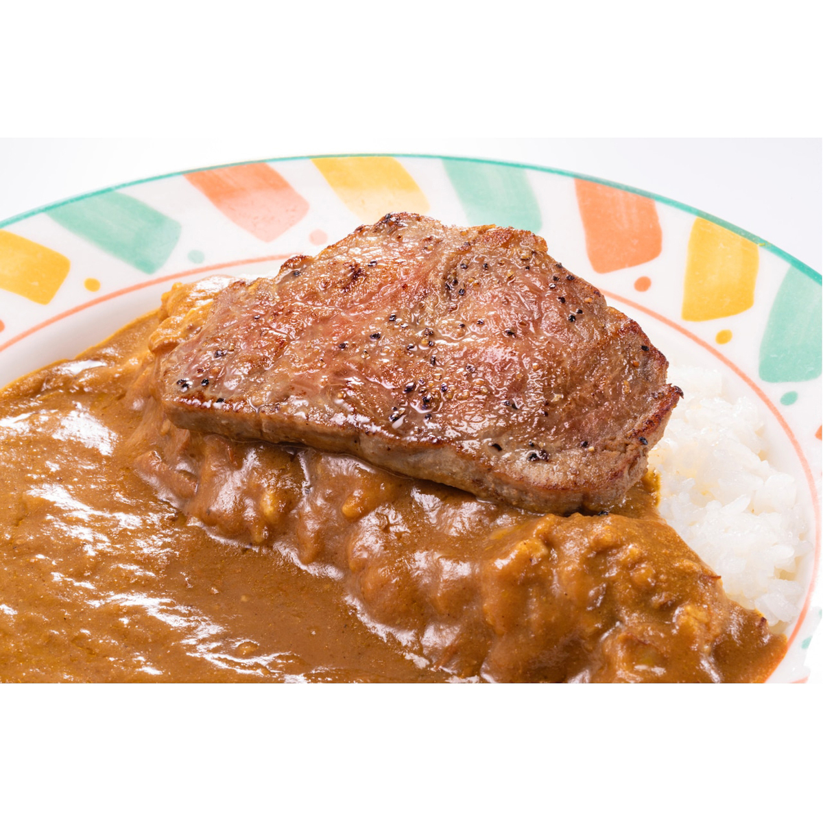 ふくてい　ドーンと丸ごとステーキカレー