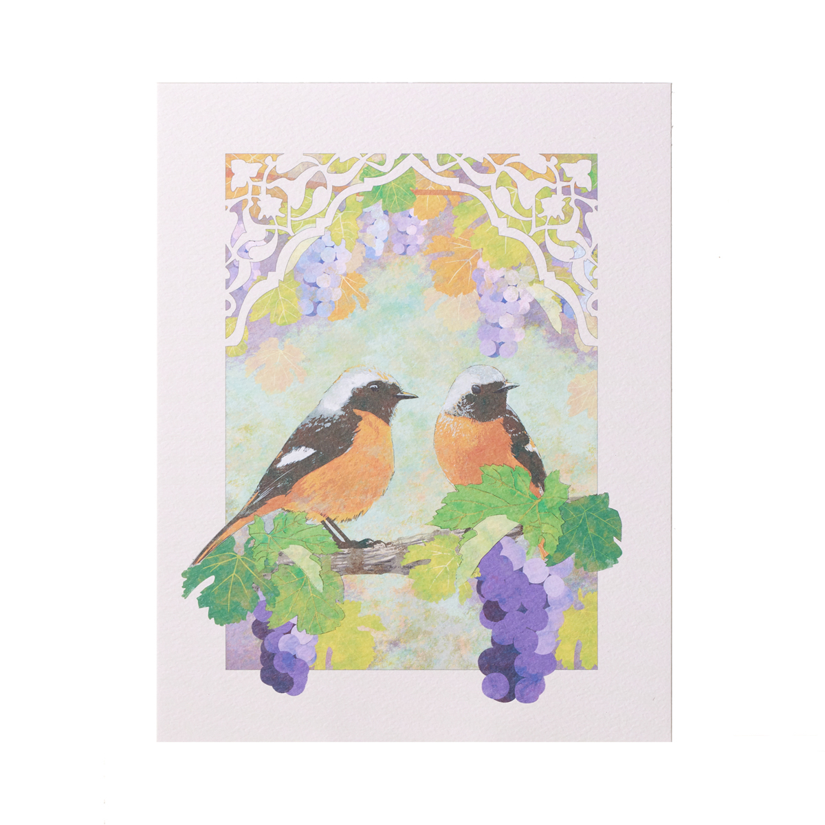 ビーズデコールキット【小鳥と日本の花】
