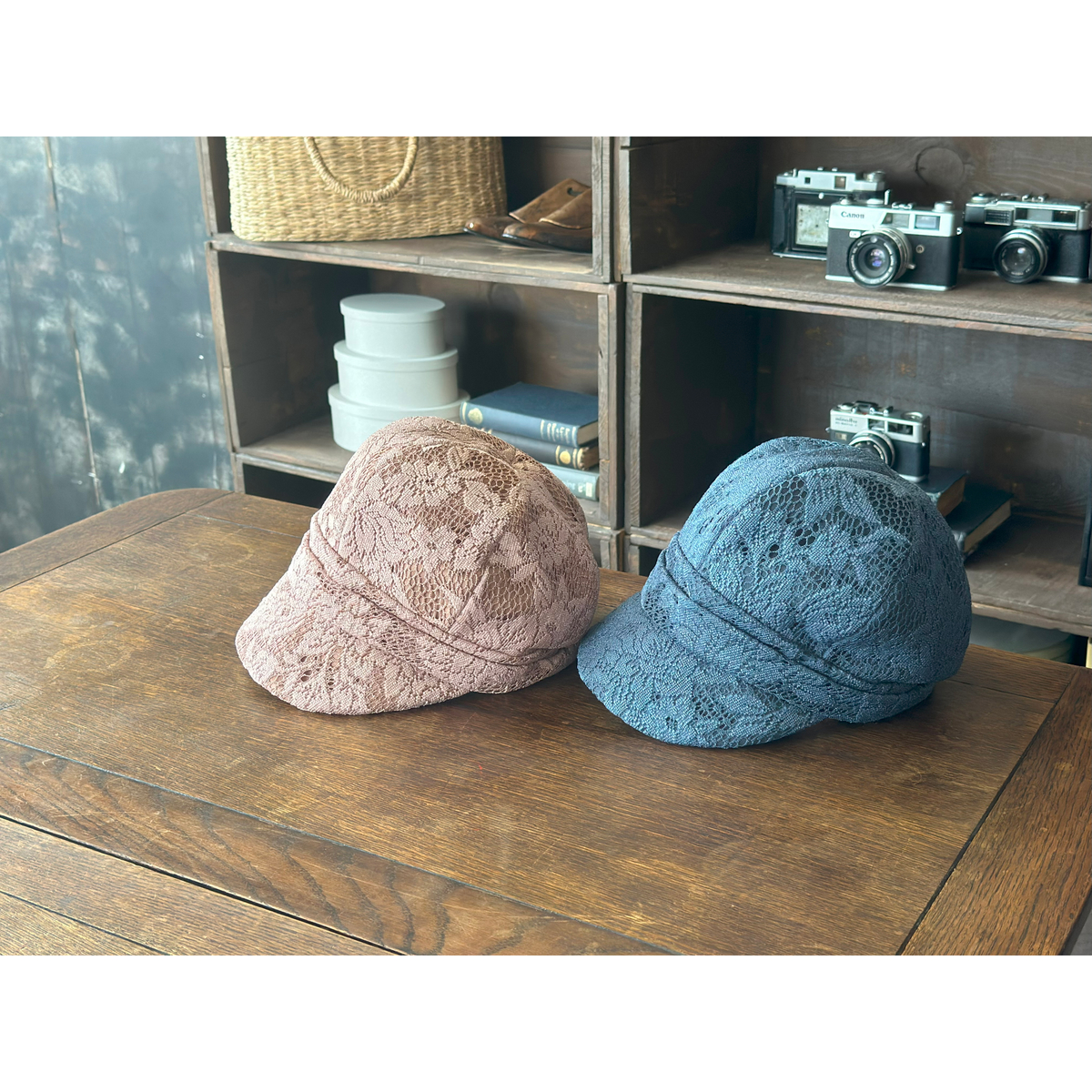 水野ミリナー　レースキャスケット