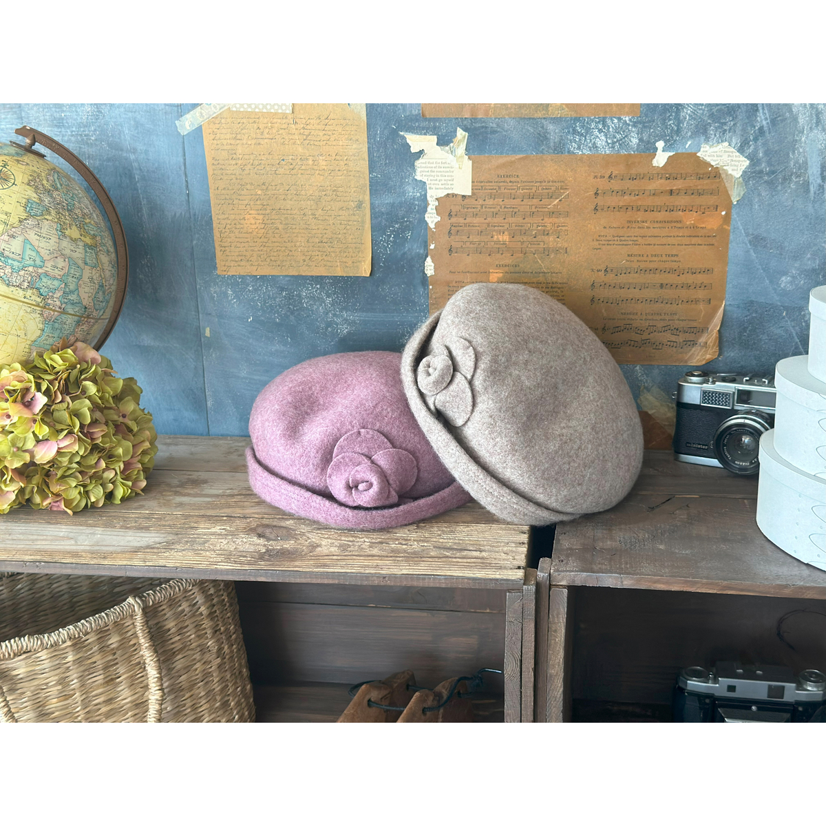 水野ミリナー　つば付きバスクベレー