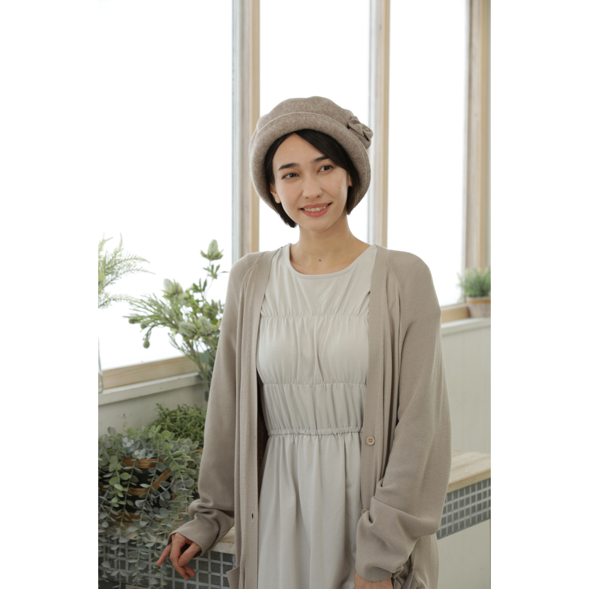 水野ミリナー　つば付きバスクベレー