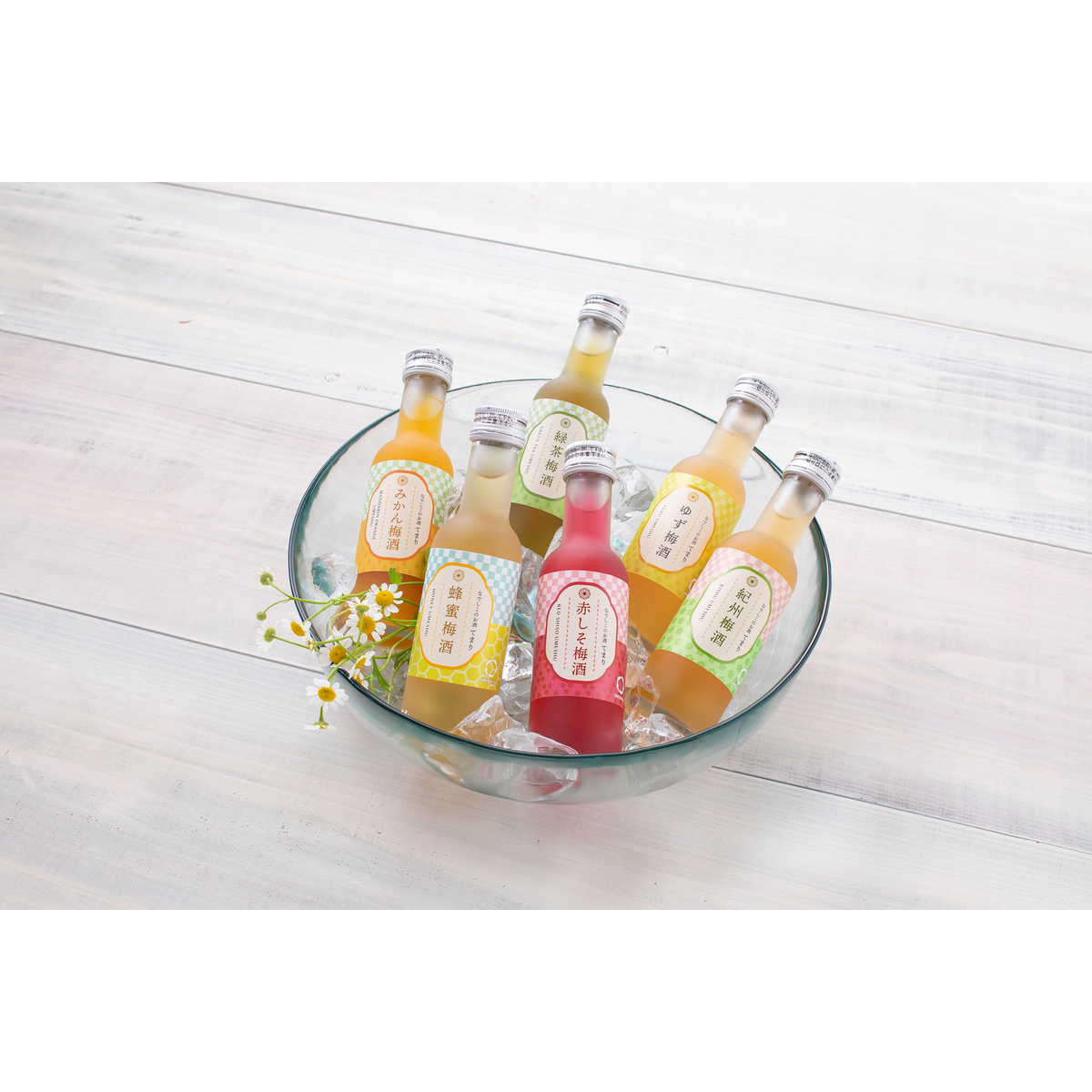 中野BC【T61-30】 なでしこのお酒　「てまり」　梅酒セット　180ml×6本【リキュール　和歌山県】