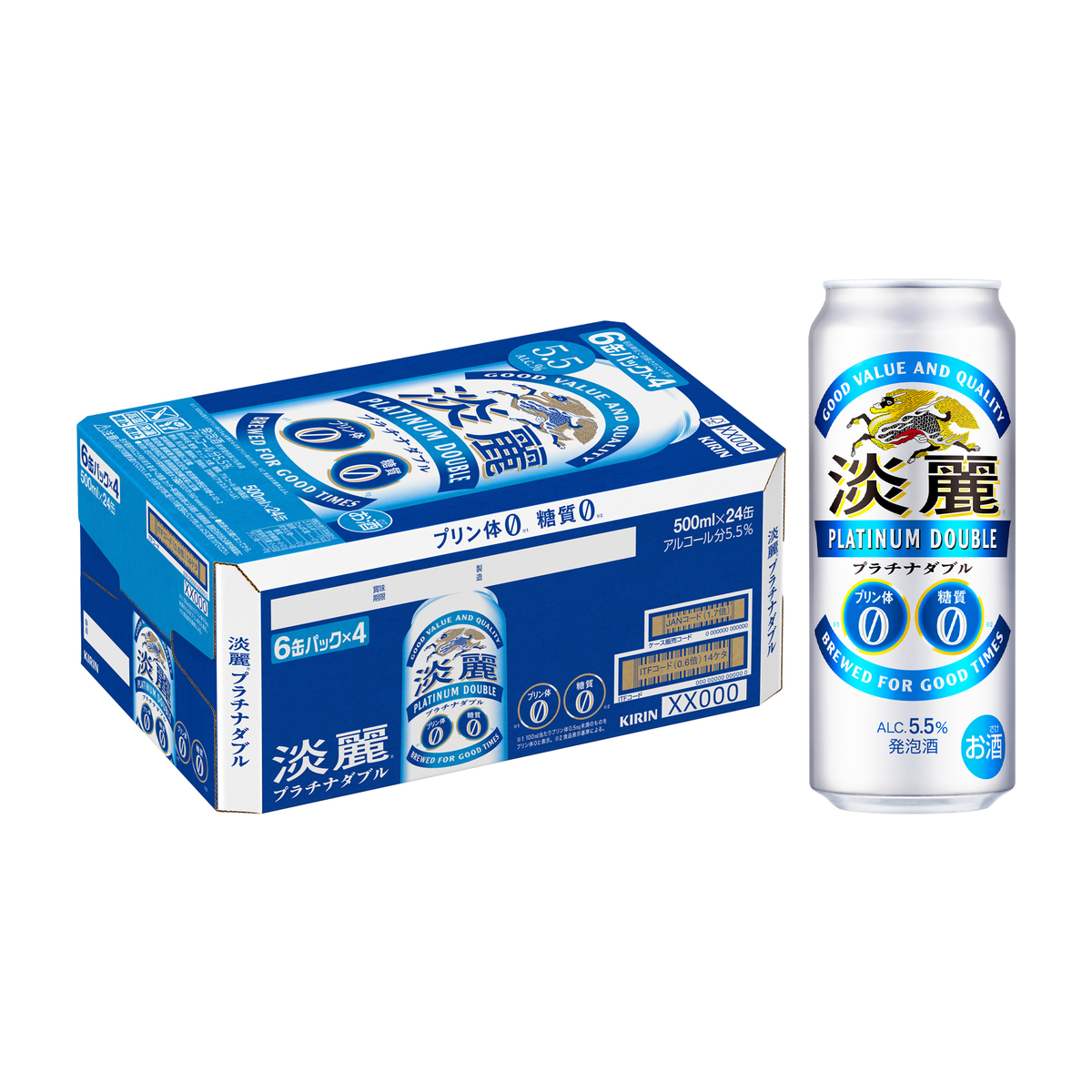 キリン　淡麗プラチナダブル　500ml缶【ケース24本】【発泡酒】