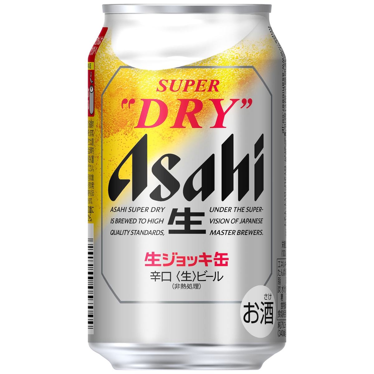 アサヒビール泡ジョッキー生340 アサヒ スーパードライ 生ジョッキ 340ml缶 【ケース24本】 【ビール