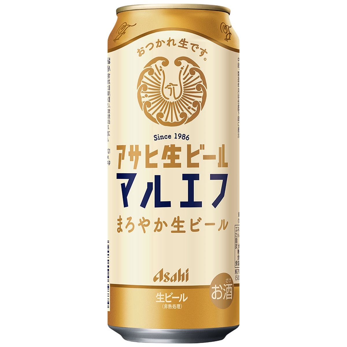 アサヒ 生ビール マルエフ 500ml缶 【ケース24本】 【ビール】 | かぜ