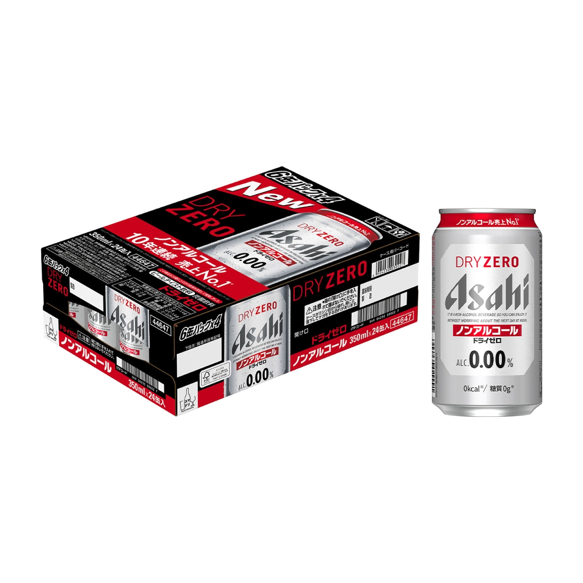 アサヒ ドライゼロ 350ml缶 【ケース24本】 【ノンアルコールビール