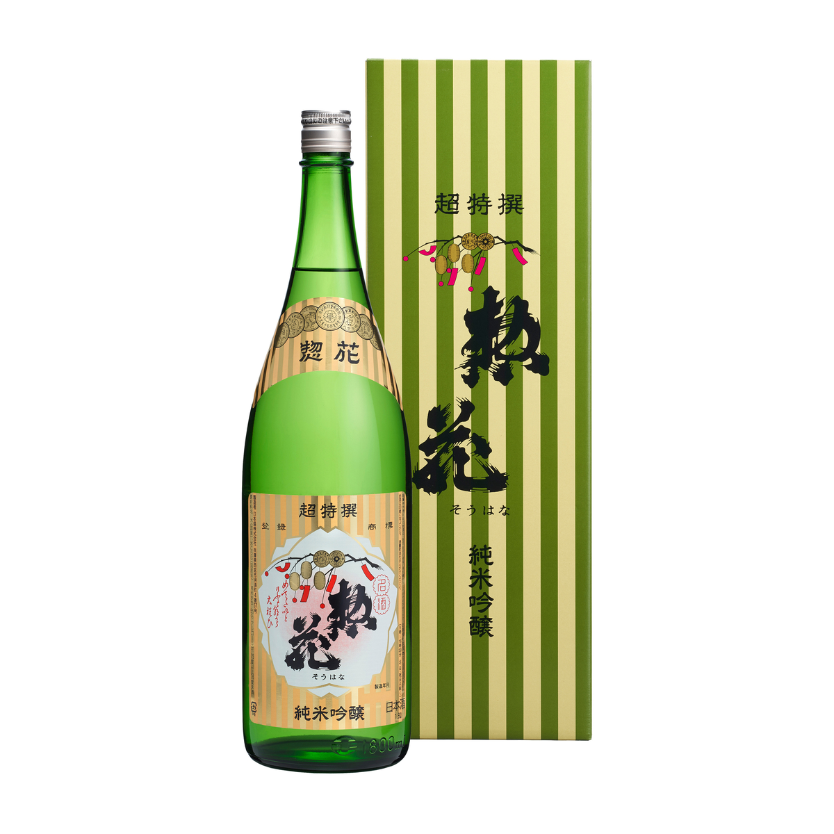 日本盛 超特撰 惣花 純米吟醸 1800ml 化粧箱入り 【日本酒 兵庫県