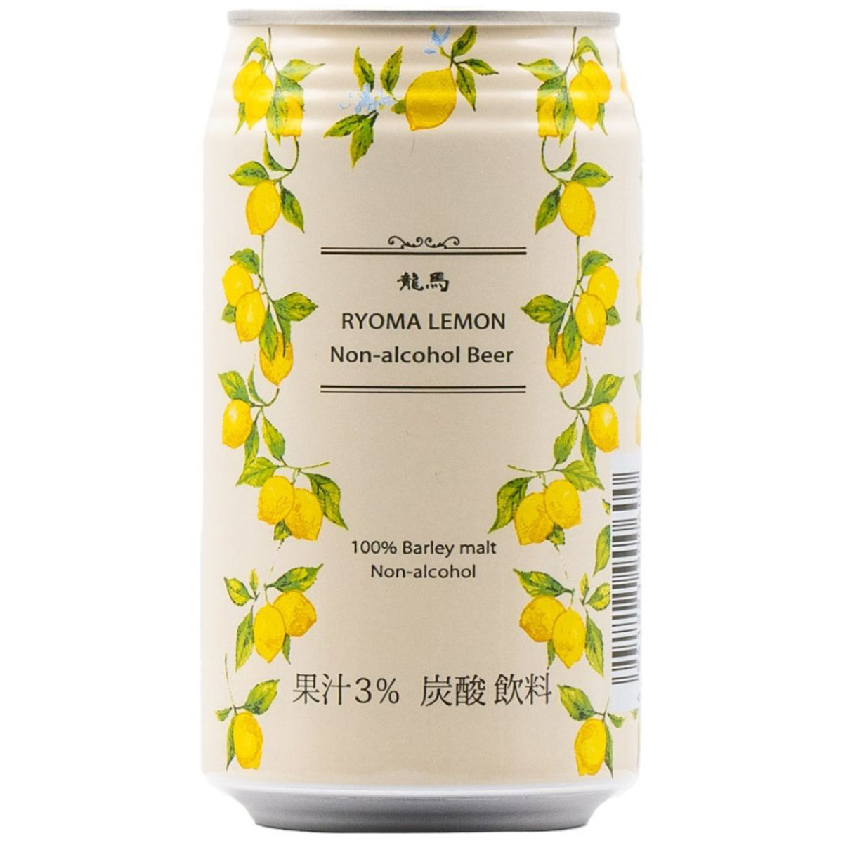 日本ビール　龍馬レモン  350ml缶【ケース24本】【ノンアルコールビール】