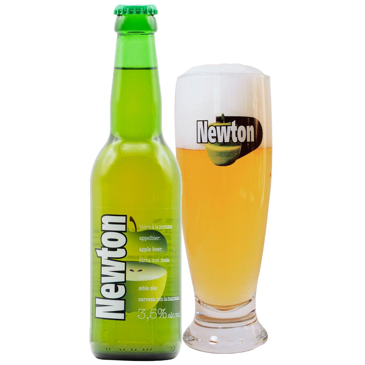 ニュートン 青リンゴビール 330ml瓶【ベルギービール】 | かぜとゆき