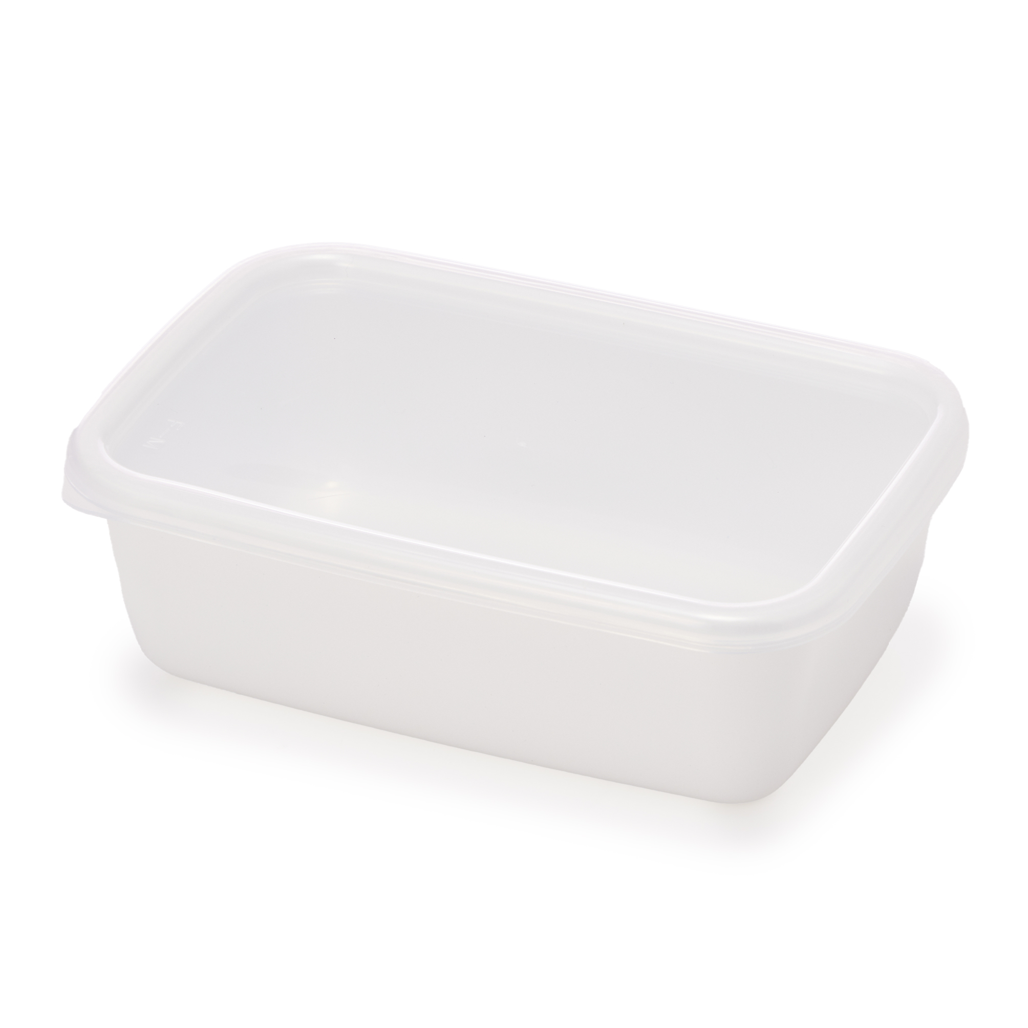 【野田琺瑯】WhiteSeriesレクタングル深型　Mシール蓋付