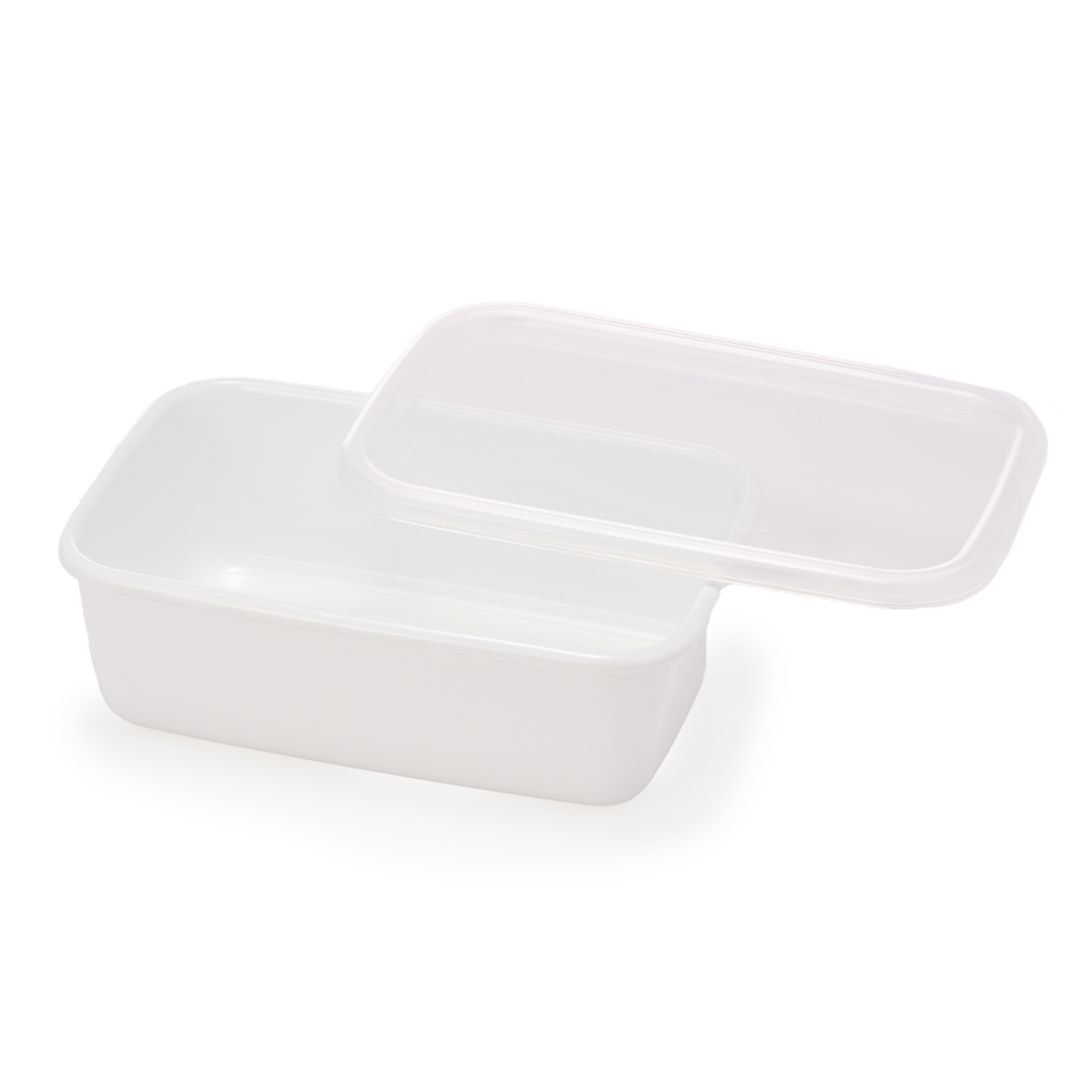 【野田琺瑯】WhiteSeriesレクタングル深型　Mシール蓋付