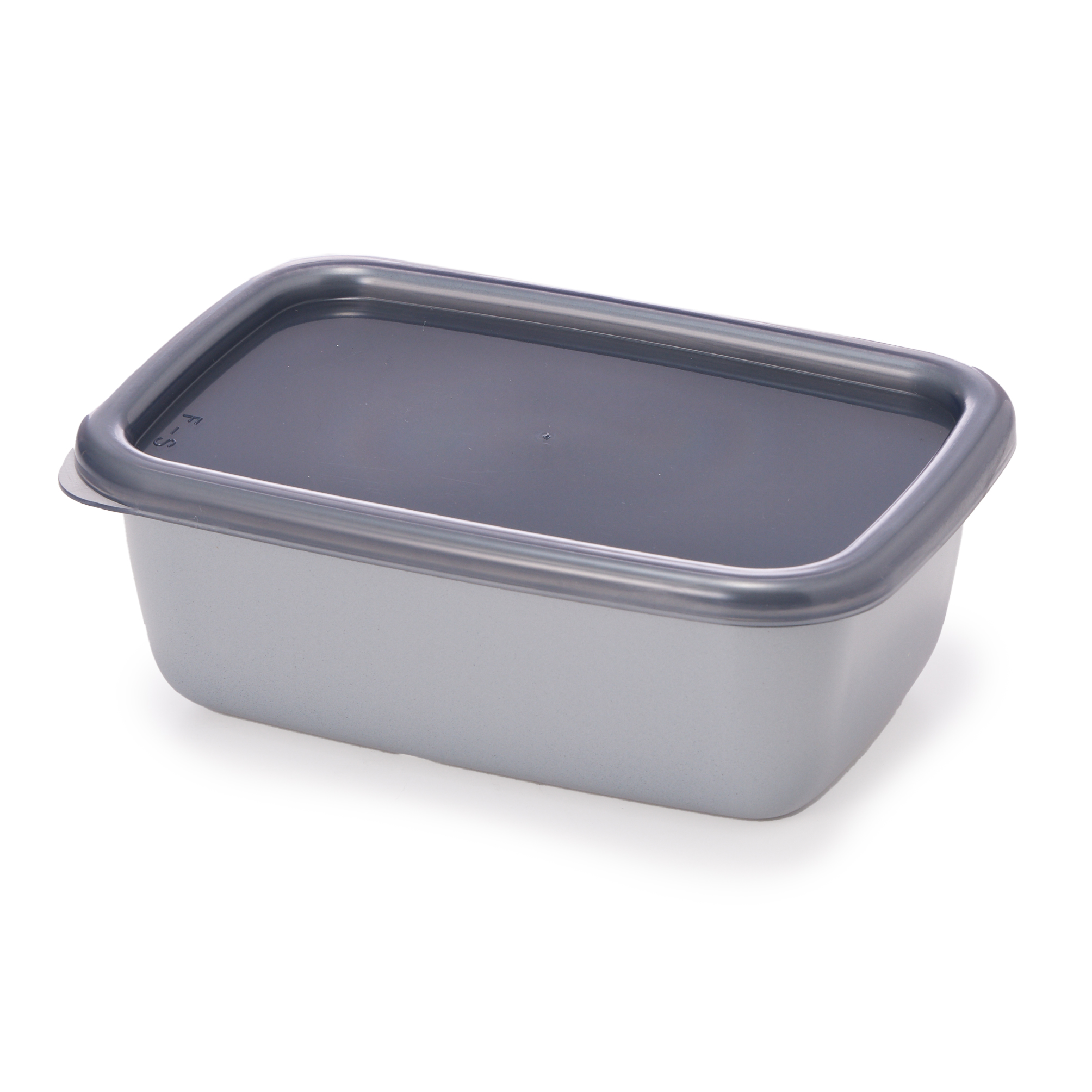 【野田琺瑯】＋Gray レクタングル深型Sシール蓋付