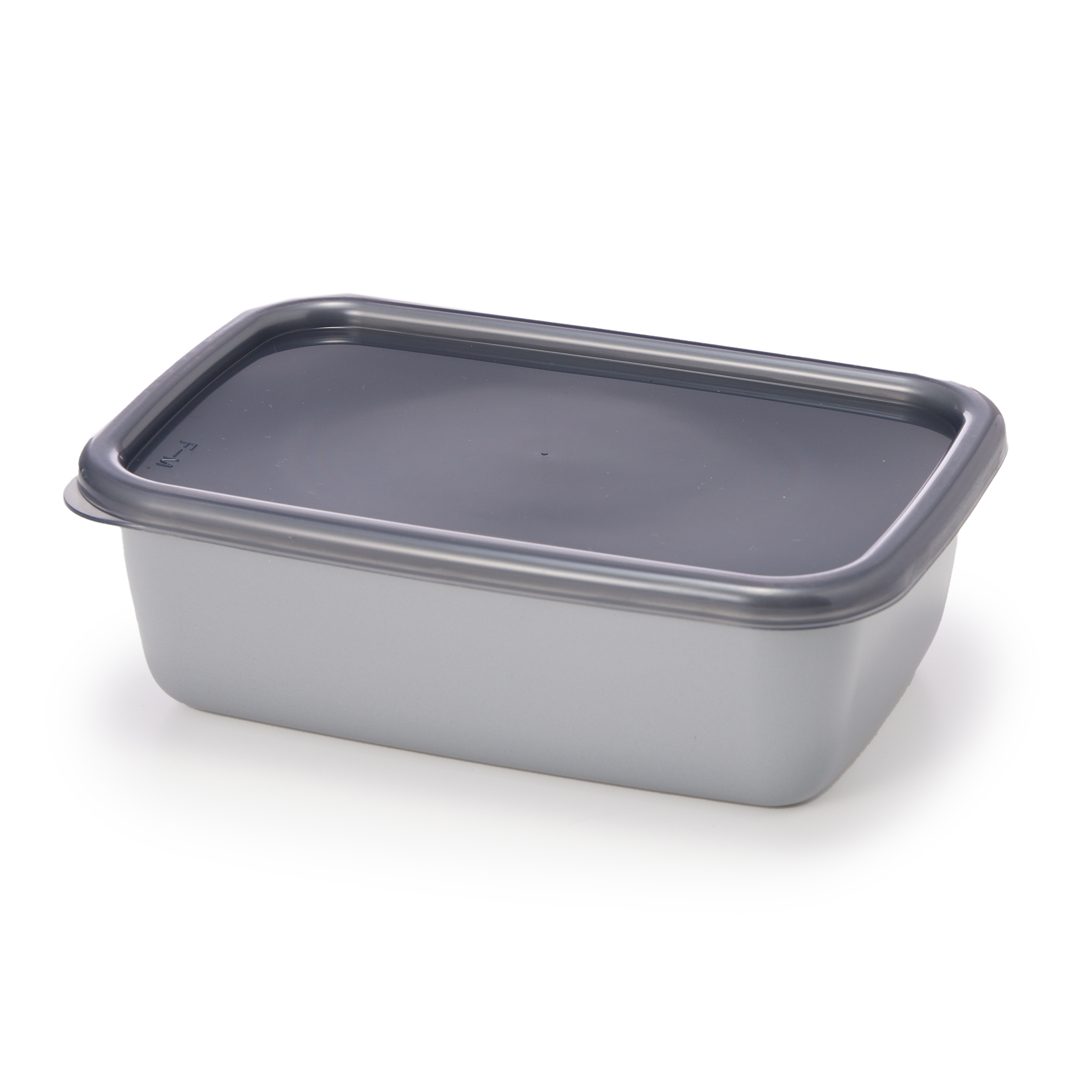 【野田琺瑯】＋Gray レクタングル深型Mシール蓋付