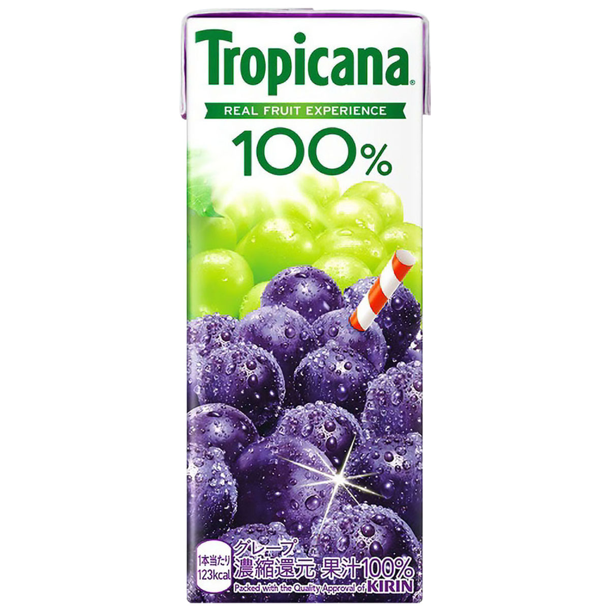 トロピカーナ　１００％　グレープ　ＬＬスリム250ml（ケース24本）
